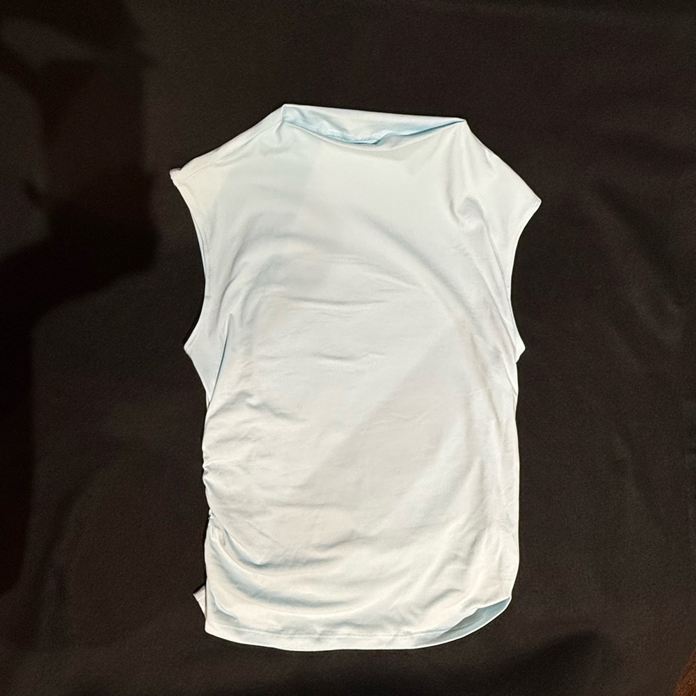 Trendy Queen Light Blue Sleeveless Top